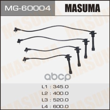 Провода высоковольтные (комплект) TOYOTA CALDINA MASUMA MG-60004 Masuma арт. MG-60004