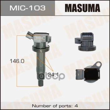 Катушка зажигания TOYOTA ALLEX MASUMA MIC-103 Masuma арт. MIC-103