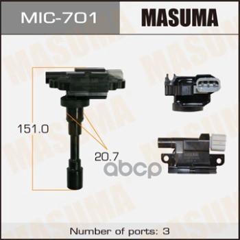 Катушка зажигания SUZUKI AERIO MASUMA MIC-701 Masuma арт. MIC-701