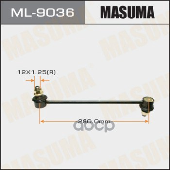 Тяга переднего стабилизатора TOYOTA AVENSIS VERSO MASUMA ML-9036 Masuma арт. ML-9036
