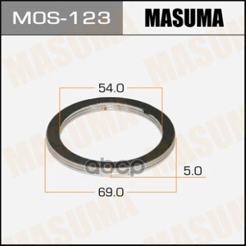 Кольцо Уплотнительное Под Выхлопной Коллектор 54Х69 Masuma арт. MOS123