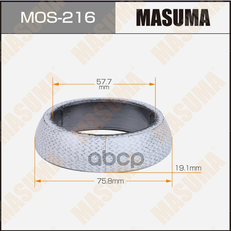 Кольцо глушителя 57.7 x 75.8 MOS216 Masuma арт. MOS216