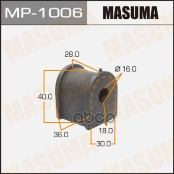 Втулка стабилизатора TOYOTA CAMRY GRACIA MASUMA MP-1006 Masuma арт. MP-1006