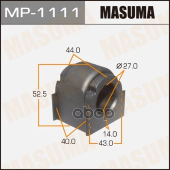 Втулка стабилизатора MAZDA CX-7 MASUMA MP-1111 Masuma арт. MP-1111