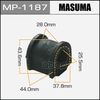 Втулка стабилизатора MITSUBISHI COLT MASUMA MP-1187 Masuma арт. MP-1187