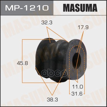 Втулка стабилизатора NISSAN LATIO MASUMA MP-1210 Masuma арт. MP-1210