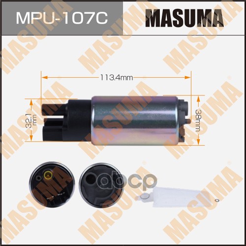 Бензонасос Masuma, Rav4, Prius / Zca25w, Nhw20l, Сетка Mpu-002, Графитовый Коллектор Masuma арт. MPU107C