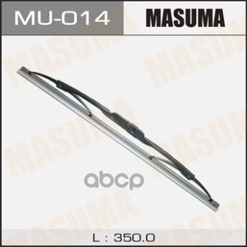 Щетка Стеклоочистителя 350 Мм Каркасная 1 Шт Masuma Flat Wiper Blade Mu-014 Masuma арт. MU-014