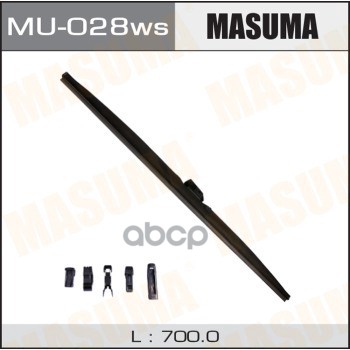 Щетка стеклоочистителя зимняя 700 мм каркасная 1 шт MASUMA Snow Blade MU-028ws Masuma арт. MU-028ws