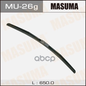 Щетка стеклоочистителя 650 мм гибридная 1 шт MASUMA Aero Vogue MU-26g Masuma арт. MU-26g
