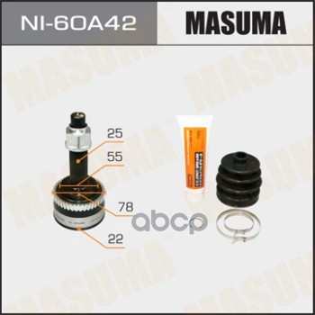 Шрус Nissan Ad Masuma Ni-60A42 Masuma арт. NI-60A42