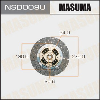 Диск сцепления NISSAN ATLAS MASUMA NSD009U Masuma арт. NSD009U