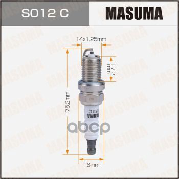 Свеча зажигания BKR6E (6962) KIA MAZ NIS PEU REN VOL SUZ CIT ROVER MASUMA S012C Masuma арт. S012C