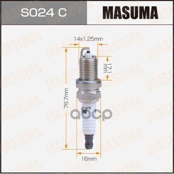 Свеча зажигания NICKEL BKR6EY-11(4368) TOYOTA Camry/Carina E/Chaser/Cresta/Crown/Harrier/ MASUMA S024C Masuma арт. S024C