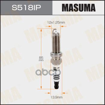 Свеча Зажигания Iridium+Platinum Iridium+Platinum (Ilzkar8j8sy) (Ilzkar8h8s) Masuma S518ip Masuma арт. S518IP