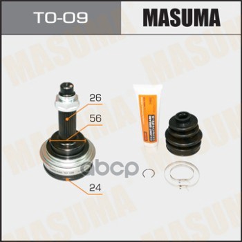 ШРУС TOYOTA CAMRY MASUMA TO-09 Masuma арт. TO-09