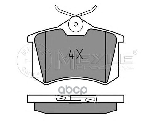 Колодки задние 15.0 мм VAG / Renault / Peugeot MEYLE 025 209 6115 Meyle арт. 025 209 6115