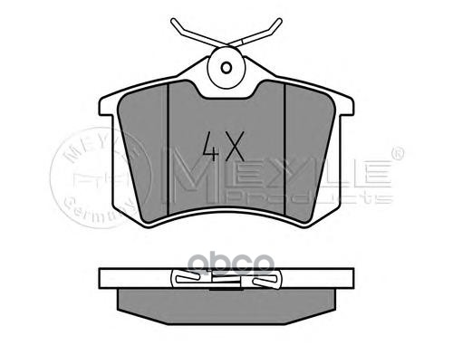 Колодки задние VAG / Renault / Peugeot MEYLE 025 209 6117 Meyle арт. 025 209 6117