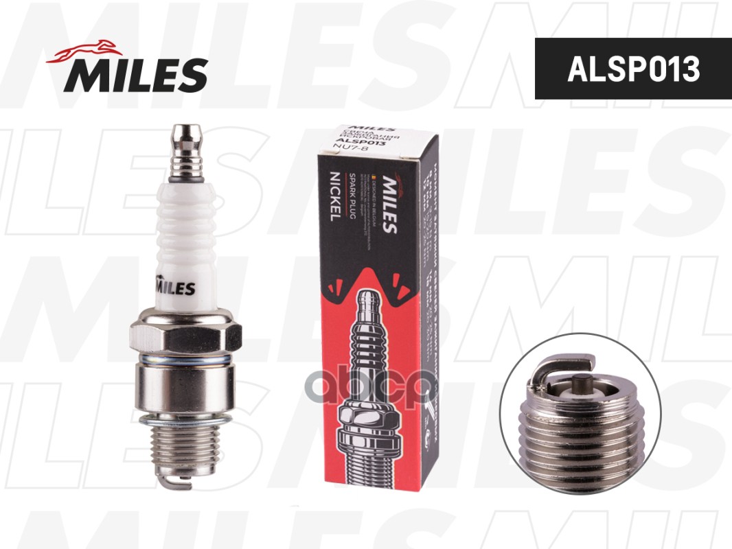 Свеча зажигания искровая NU7LV-8 ALSP013 Miles арт. ALSP013