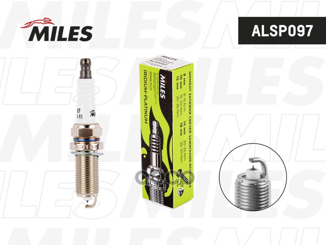 Свеча зажигания искровая ILFR6T-11 ALSP097 Miles арт. ALSP097
