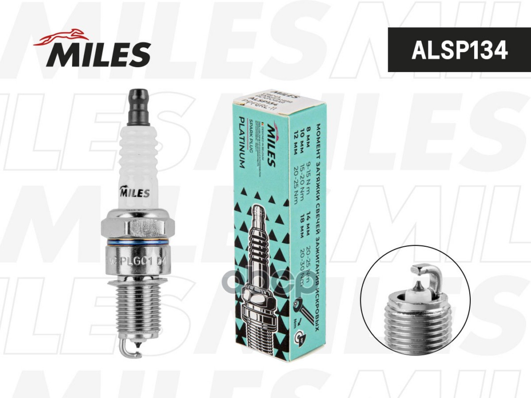 Свеча зажигания искровая PPF6RL-11 ALSP134 Miles арт. ALSP134