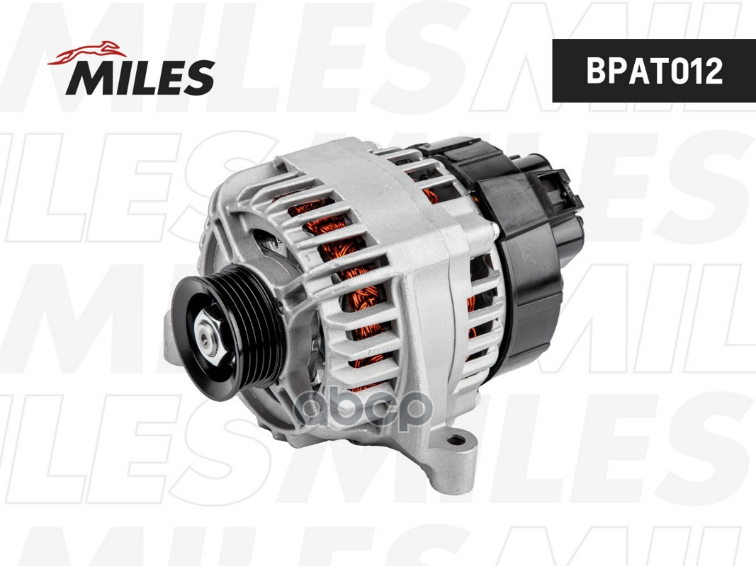 Генератор FIAT 500 07-/BRAVO 1.2/1.4 105A BPAT012 Miles арт. BPAT012