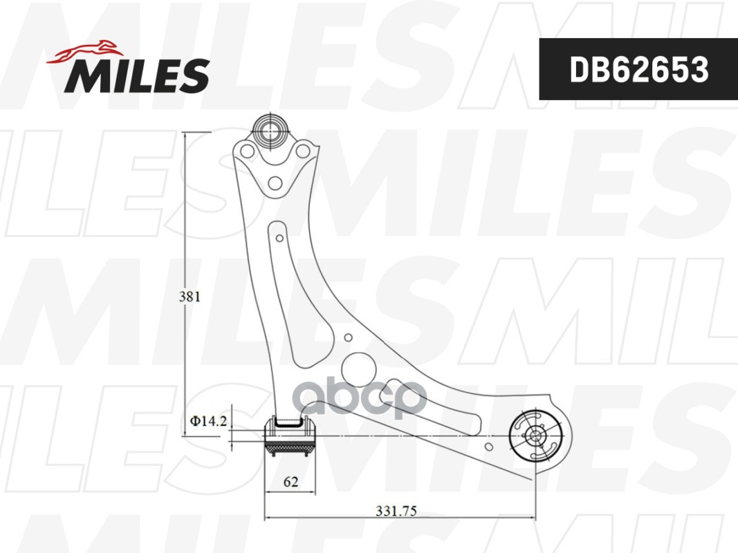 Рычаг передний Chery Exeed TXL LX VX правый  DB62653 Miles арт. DB62653