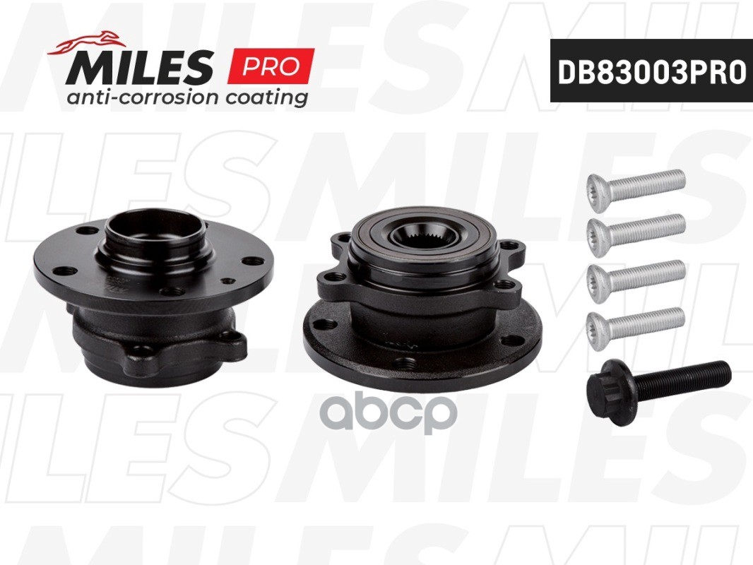 Ступица с подшипником передняя с ABS (серия PRO с антикоррозийным покрытием) ,AUDI A3/GOLF V/CADDY/PASSAT B6/TIGUAN/OCTAVIA 0...