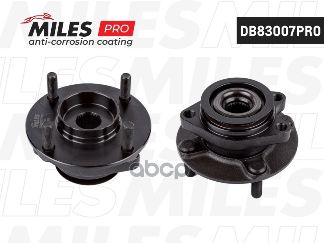 Ступица с подшипником передняя +ABS  NISSAN TIIDA 07-. Miles арт. db83007pro