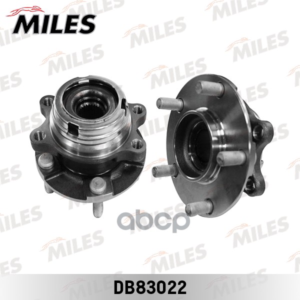 Ступица с подшипником передняя +ABS, NISSAN TEANA J31/J32 2.5 / MURANO Z50 00-08. Miles арт. DB83022