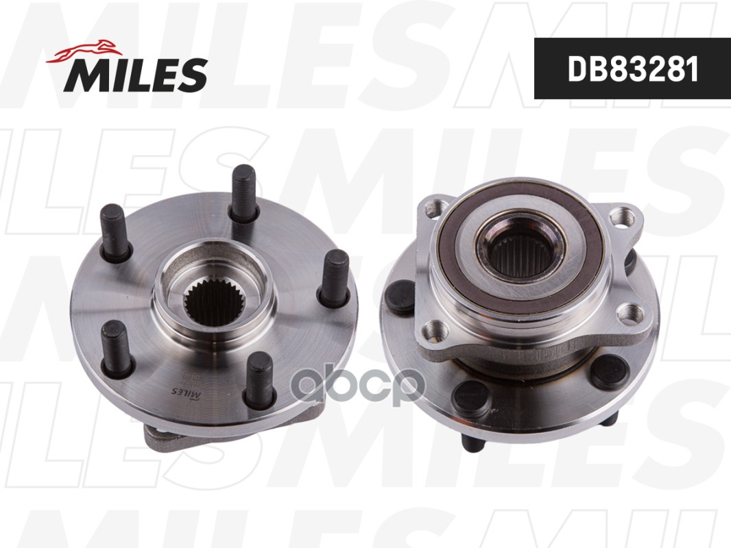 Ступица с подшипником SUBARU IMPREZA II-III 05- пер. AWD/WRX ST1  DB83281 Miles арт. DB83281