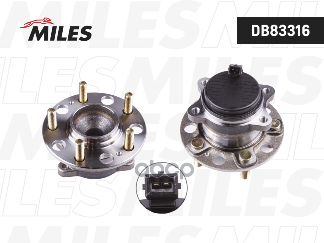 Ступица с подшипником HYUNDAI SONATA/TUCSON /KIA /OPTIMA/SPORTAGE 15- зад. Miles арт. db83316
