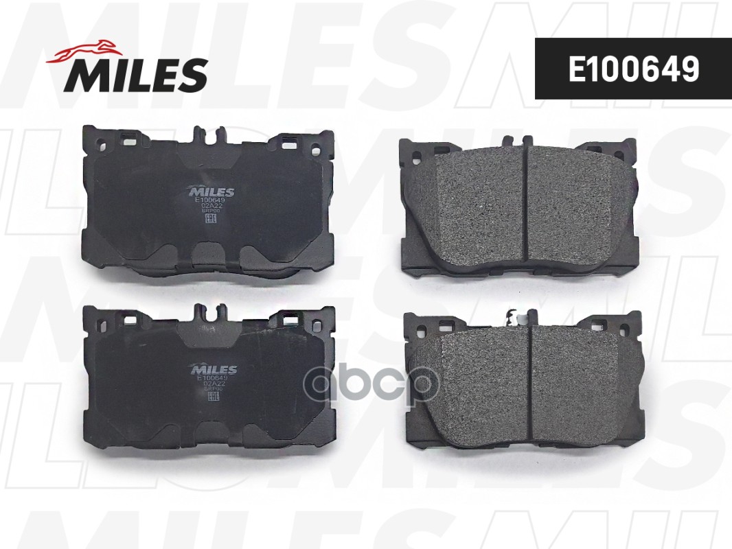 Колодки тормозные MERCEDES W205/W213/GLC (X253/C253) 15- передние Miles арт. e100649
