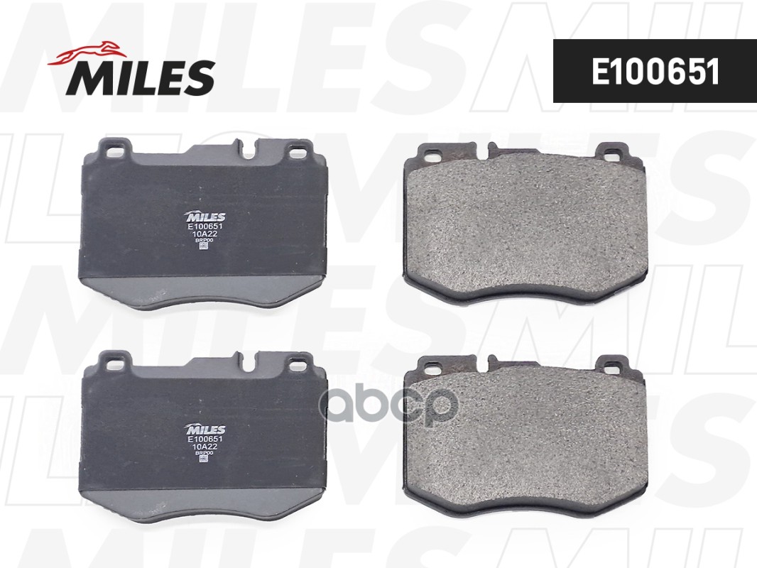 Колодки тормозные передние (Смесь Semi-Metallic) MERCEDES W205 14- (TRW GDB2081) E100651 Miles арт. E100651
