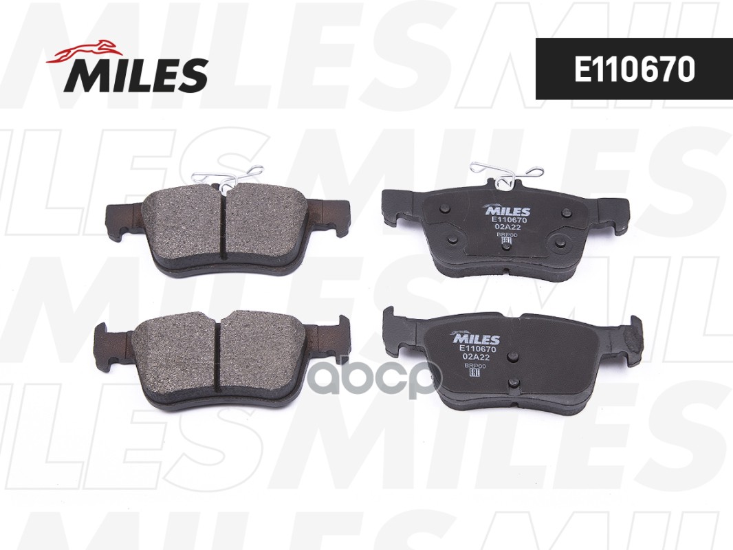 Колодки тормозные задние (Смесь Semi-Metallic) FORD KUGA/MONDEO/GALAXY/S-MAX 14- (TRW GDB2115) E110670 Miles арт. E110670