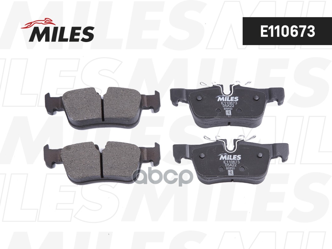 Колодки тормозные BMW 2 F45 14-/X1 F48 15- задние Miles арт. e110673
