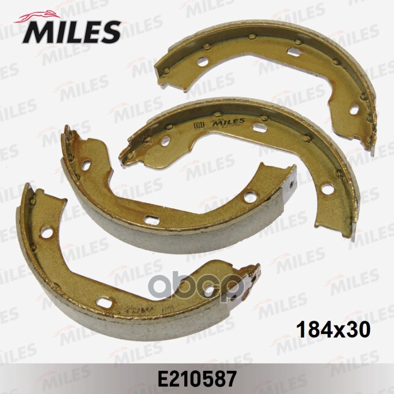 Колодки ст.торм.BMW E60/E65/E83/E53/E70/VW T5 03-09/TOUAREG 2.5D 03-10 (184x30) Miles арт. e210587