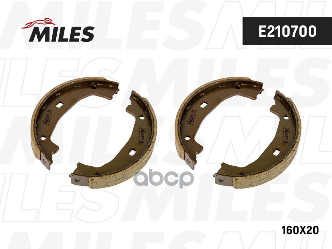 Колодки ст.торм.BMW E81/E87/E46/E90 00- Miles арт. e210700