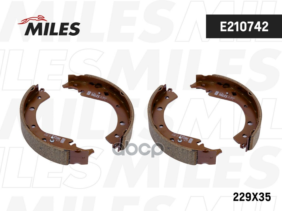 Колодки торм.бар.TOYOTA COROLLA SPACIO 01-07 Miles арт. e210742