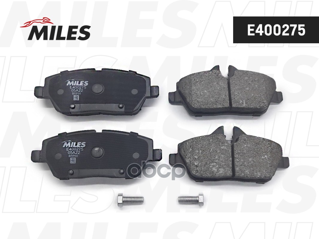 Колодки тормозные BMW E81/E87/MINI COOPER 04- передние Miles арт. e400275