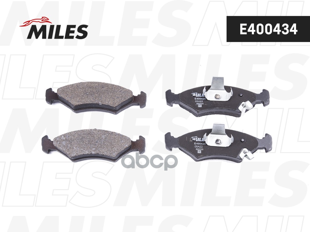 Колодки тормозные передние (без датчика) (Смесь Low-Metallic) KIA SEPHIA/SHUMA1.5-1.8 95-/Sportage 94-98 (TRW GDB3096) E40043...
