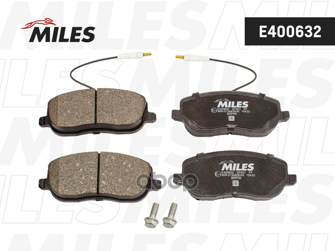 Колодки тормозные CITROEN C8/JUMPY/PEUGEOT 807/EXPERT 2.0-2.2 передние Miles арт. e400632