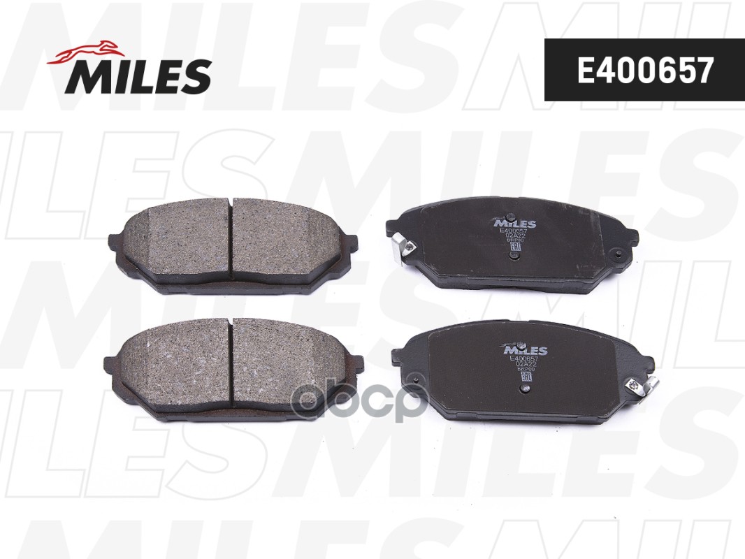 Колодки тормозные передние (Смесь Semi-Metallic) HYUNDAI ix55 3.0 CRDi 08- (TRW GDB3527) E400657 Miles арт. E400657