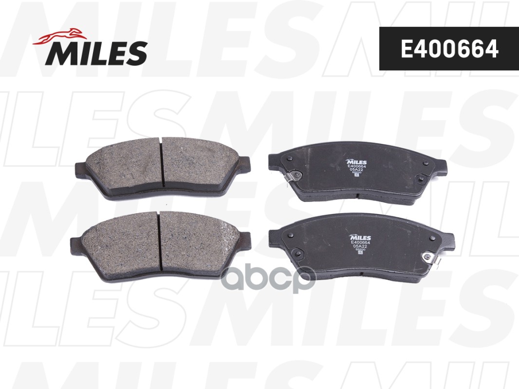 Колодки тормозные CADILLAC SRX 09- передние Miles арт. e400664