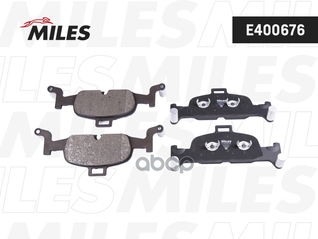 Колодки тормозные передние (Смесь Semi-Metallic) AUDI A4 15-/A5/Q5 16- (TRW GDB2126) E400676 Miles арт. E400676