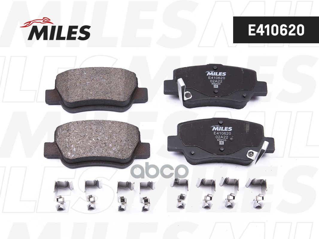 Колодки тормозные задние (Смесь Low-Metallic) TOYOTA AVENSIS 09- (TRW GDB4175) E410620 Miles арт. E410620