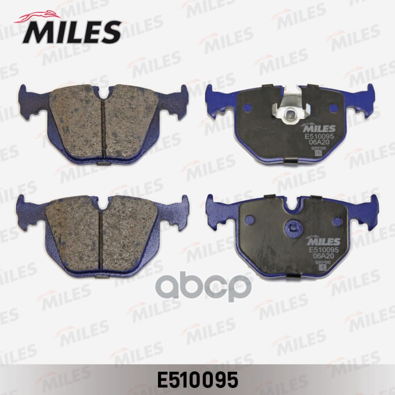 Колодки тормозные задние (Смесь CERAMIC серия PRO) BMW X3 E83/X5 E53/3 E46 2.5/3.0/RANGE ROVER III 02- (TRW GDB1530) E510095 ...