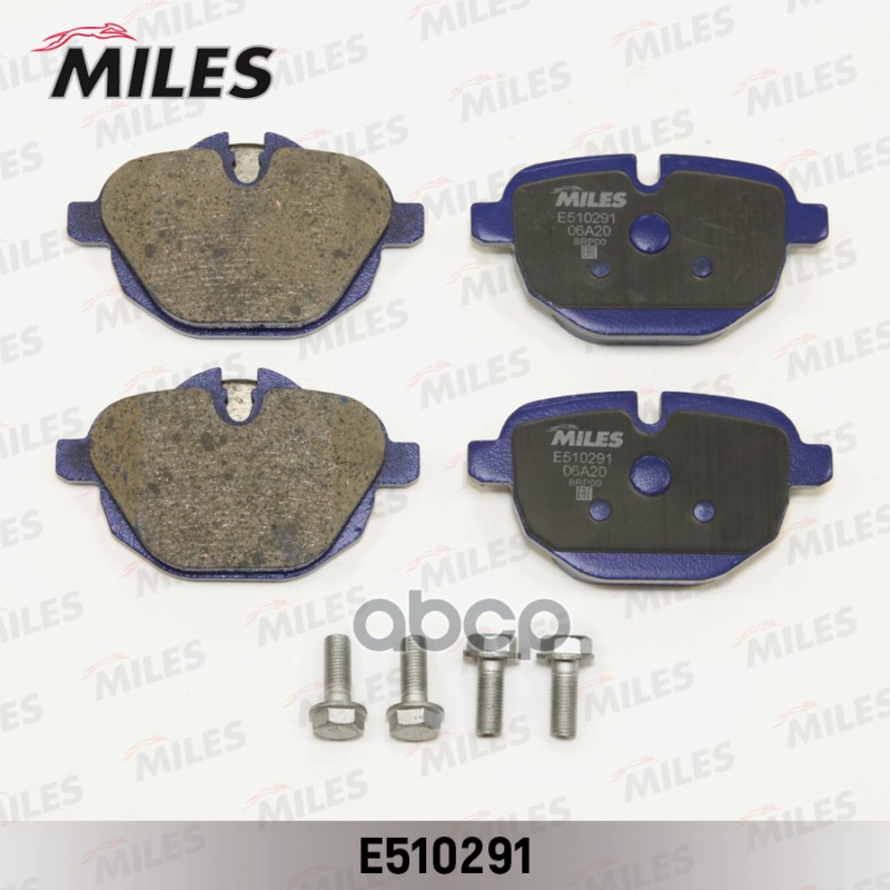 Колодки тормозные задние (Смесь CERAMIC серия PRO) BMW 5 F10/F11/X3 F25/Z4 E89 2.0-3.0 10- (TRW GDB1840) E510291 Miles арт. E...