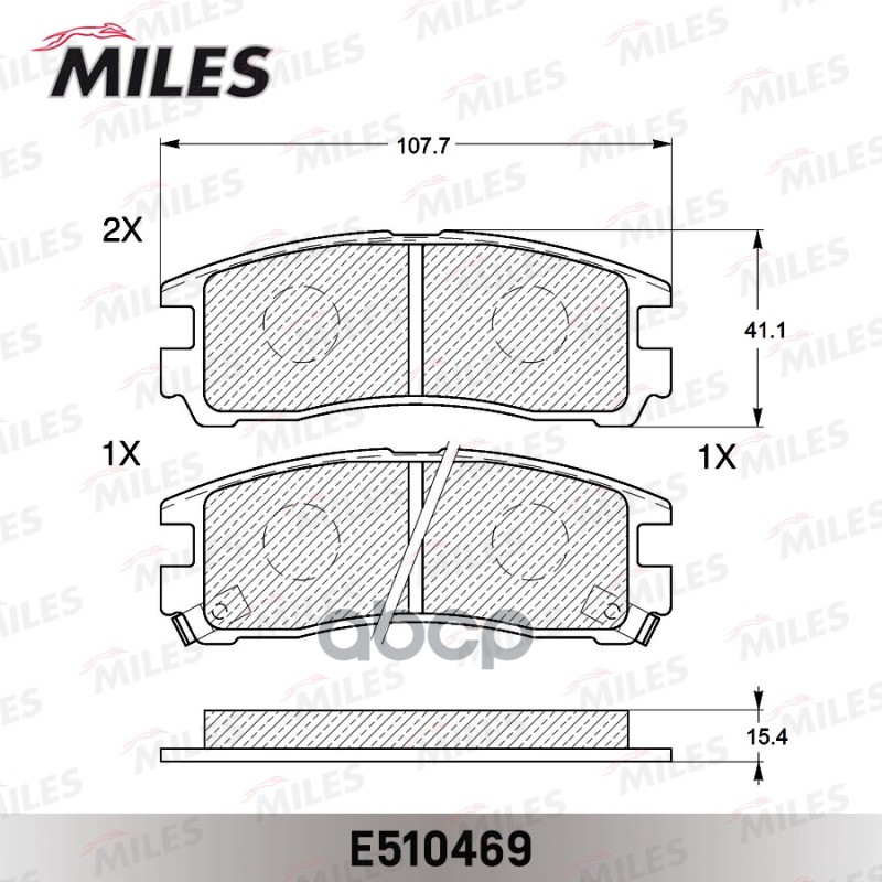 Колодки тормозные задние (Смесь CERAMIC серия PRO) MITSUBISHI GALANT 92-04/PAJERO PININ 99-/SPACE WAGON 91-99 (TRW GDB1023) E...