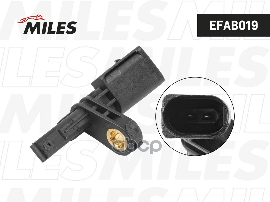 Датчик ABS VAG CADDY/GOLF/JETTA/PASSAT/TRANSPORTER пер.прав.  EFAB019 Miles арт. EFAB019